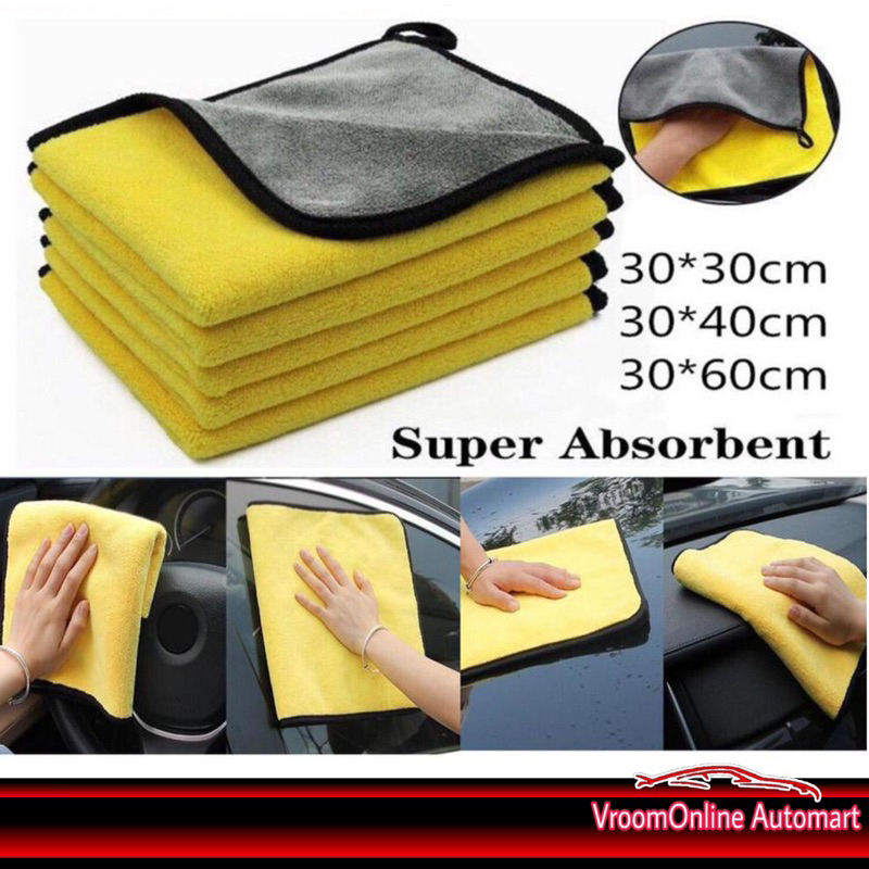Car Wash Microfiber Towel Car Cleaning Drying Cloth Washing Cloth Kain