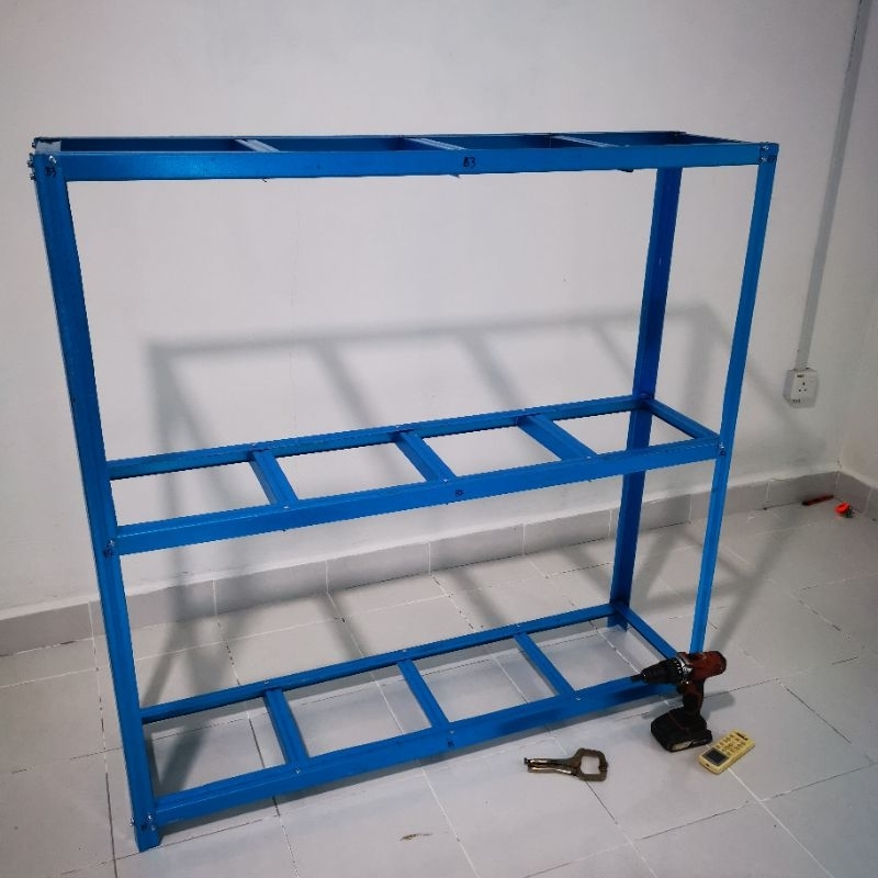 Rak besi saiz 4x4x1 kaki | Shopee Malaysia