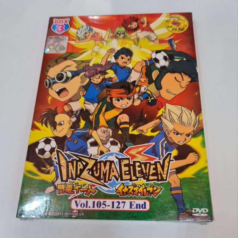 Inazuma Eleven Box 3 Vol 105-127 End Original Licensed Anime DVD ...