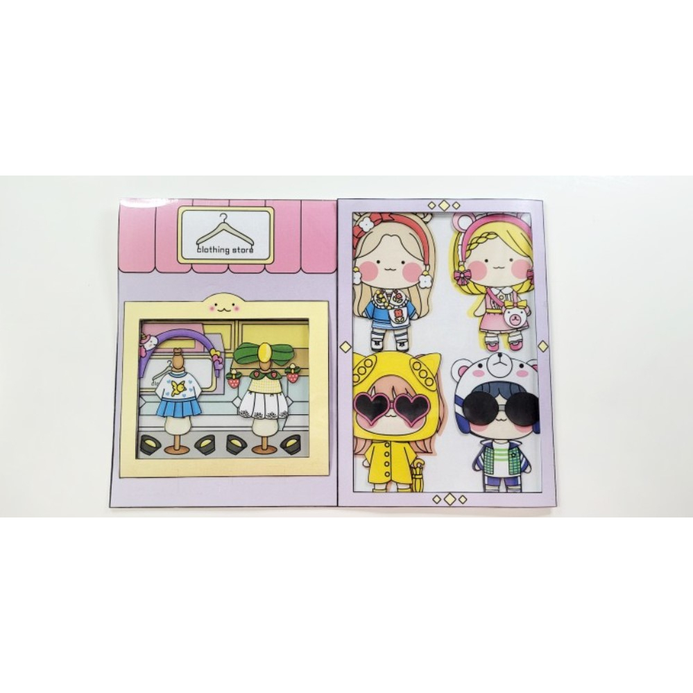 PDF] Paper Play- Clothing Store Printable Preschool Kids Activity ...