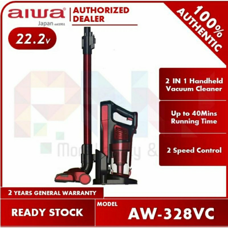 AIWA JAPAN 22.2V cordless handheld stick vacuum cleaner AW328VC(1.0L