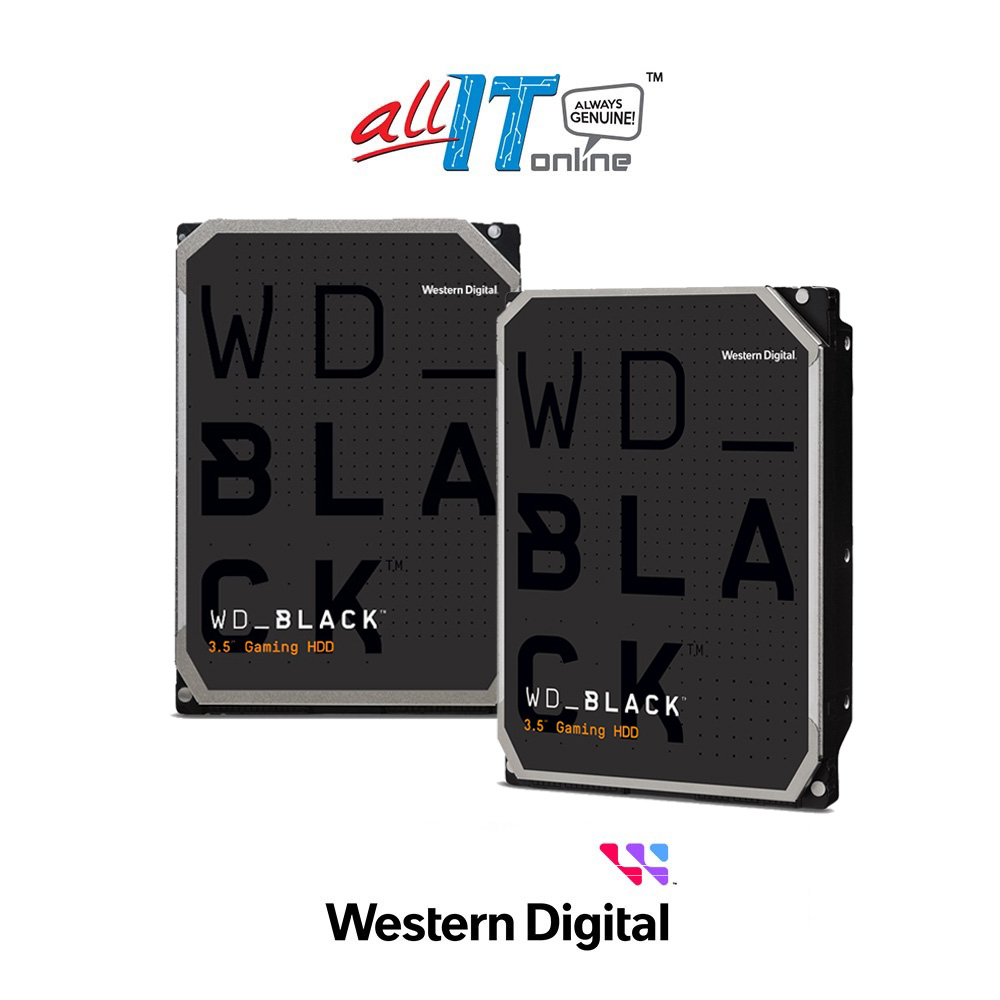 Western Digital WD Caviar Black Gaming Desktop Internal SATA III 3.5" HDD Hard Disk Drive 1TB