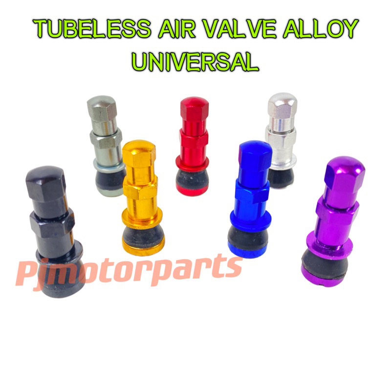 ( UNIVERSAL ) ALLOY TUBELESS AIR VALVE TUBELESS HEAD ALLOY KEPALA