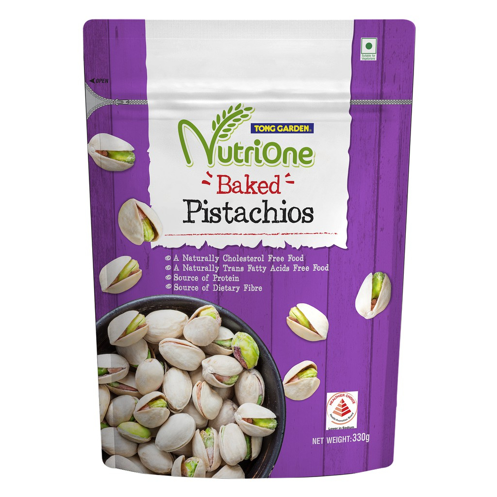 Tong Garden Nutrione Baked Pistachios 330g Halal Pistachio Panggang