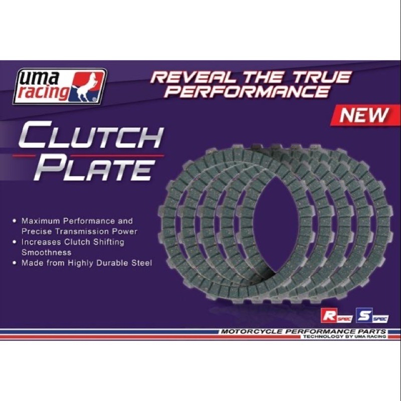 UMA RACING CLUTCH DISC PLATE Y15 Y110 KRISS LC135 RS150 R15 KR150 SRL