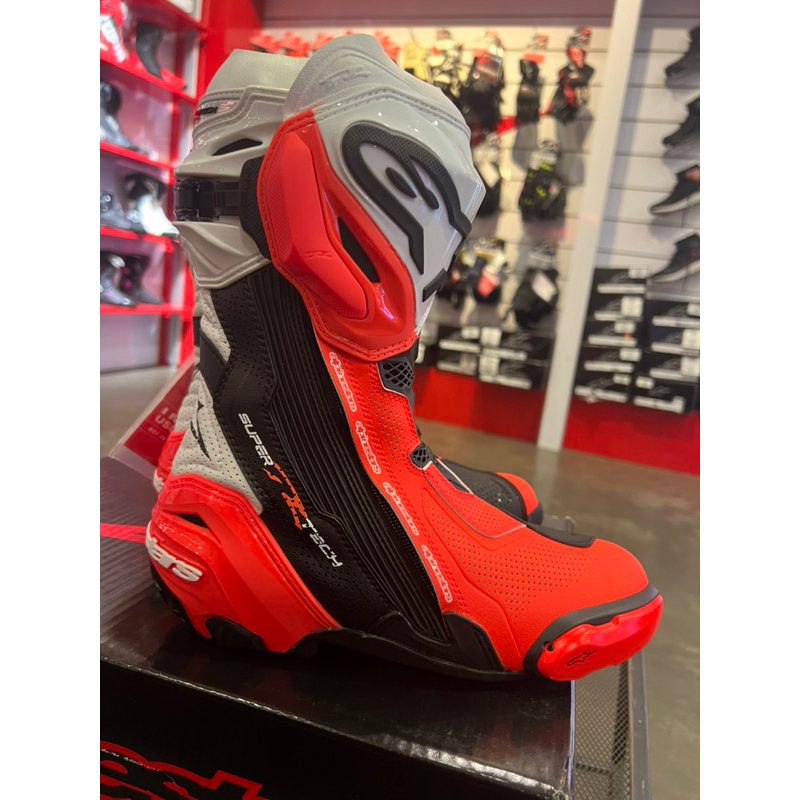 ALPINESTARS SUPERTECH R VENTED BLK WHT RED FL | Shopee Malaysia