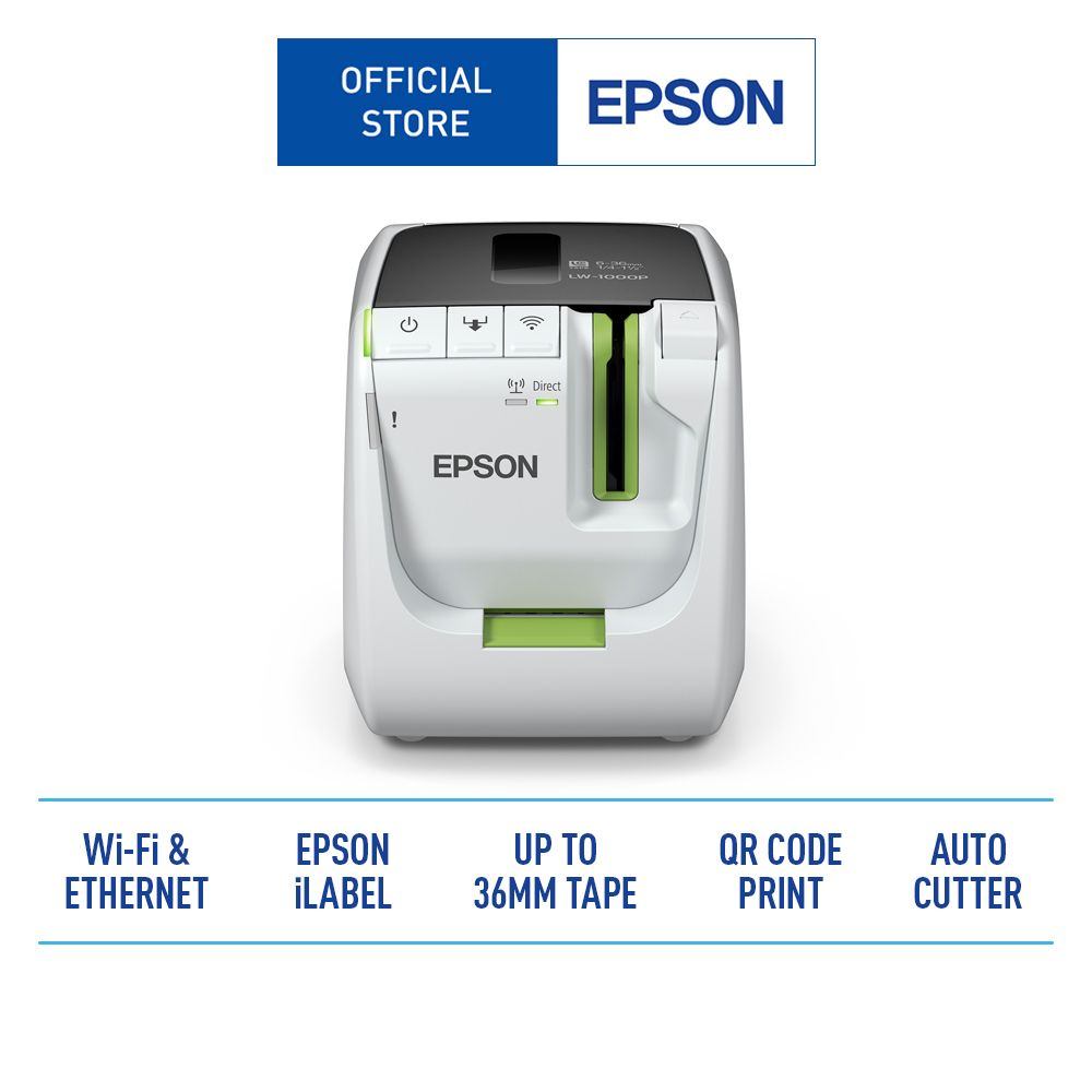 Epson LabelWorks LW1000P WiFi PCConnectable Label Printer Shopee