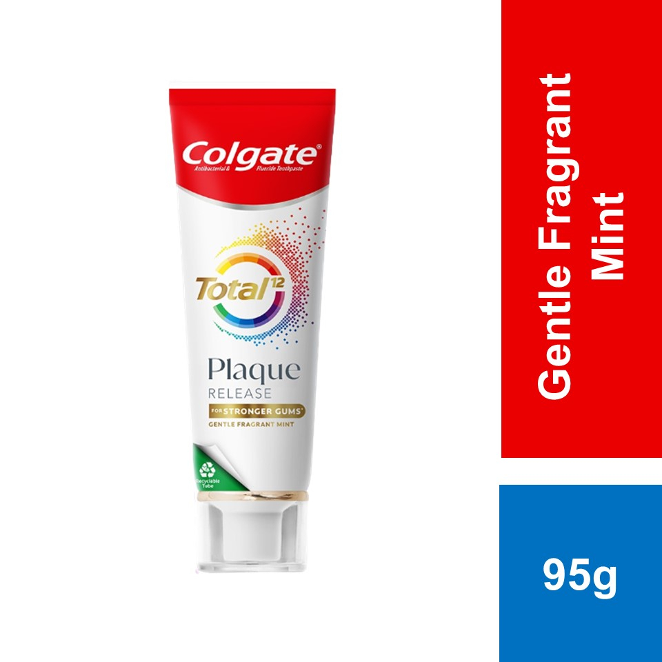 Colgate Total Plaque Release Gentle Fragrant Mint 95g | Shopee Malaysia