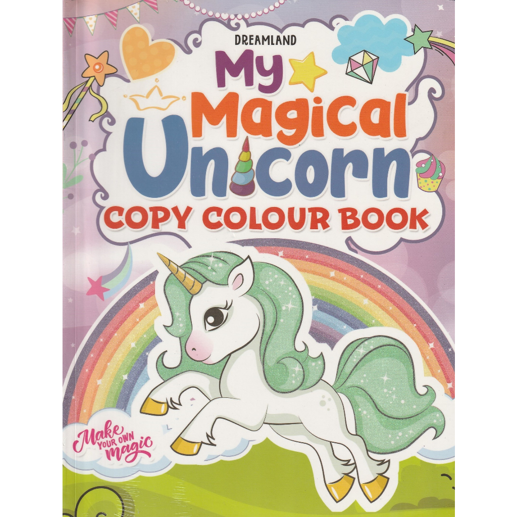 MY MAGICAL UNICORN COPY COLOUR BOOK | Shopee Malaysia