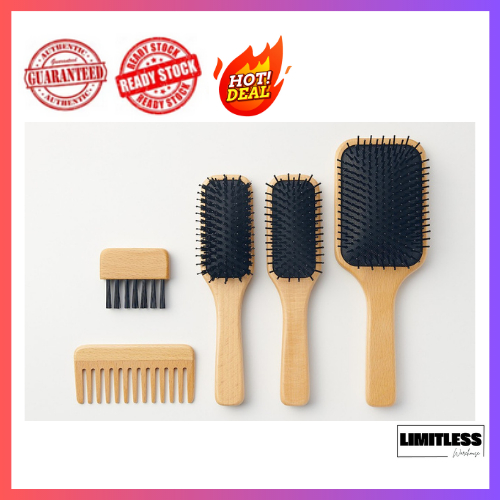 MUJI Hair Comb / Beech Scalp Care Brush Shopee Malaysia