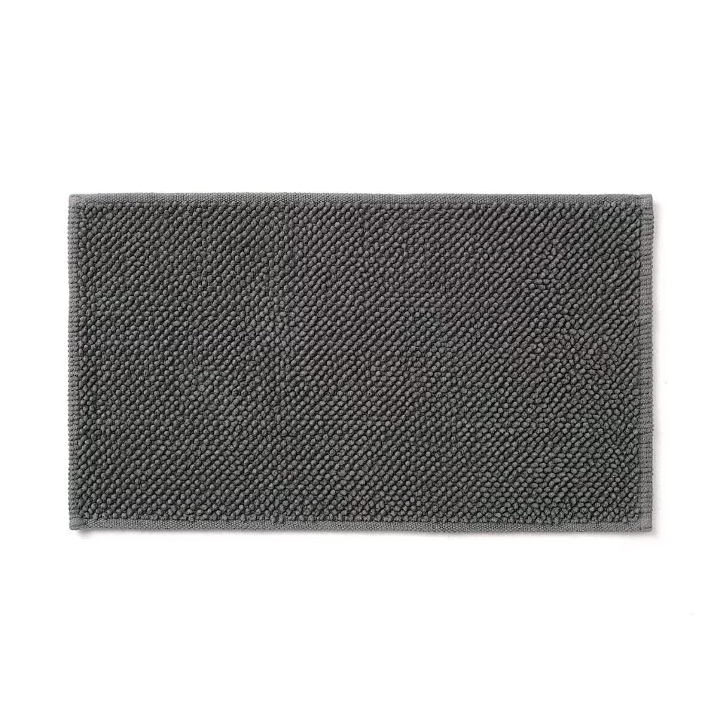 MUJI Chenille Bath Mat (Charcoal Grey) Shopee Malaysia