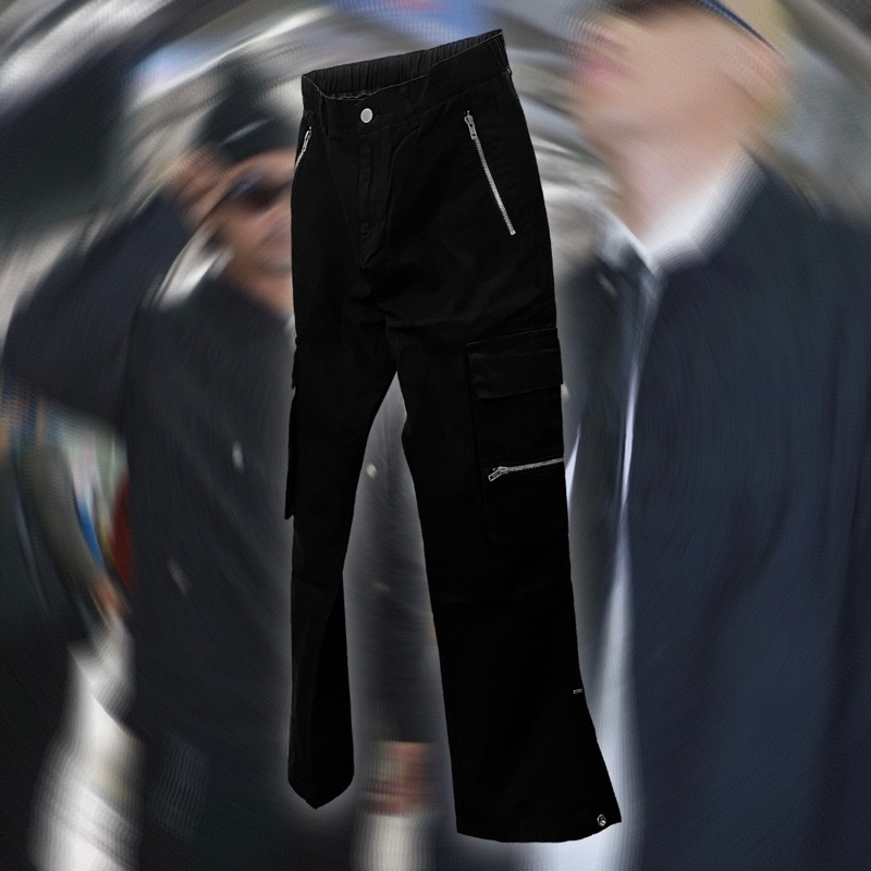 RYW. Noir Cargo Pants (Black) | Shopee Malaysia
