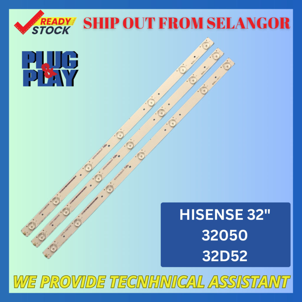 (NEW) 32D50 / 32D52 HISENSE 32 INCH LED TV BACKLIGHT 32" LED BACKLIGHT