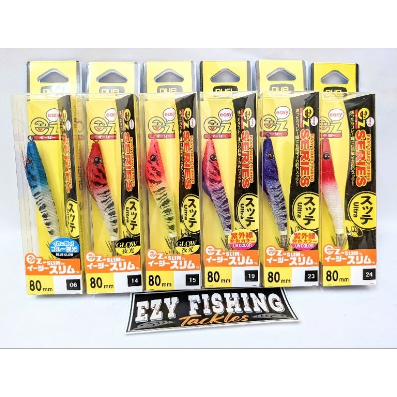 Gabarit à Calmar Yo Zuri EZ Slim Cloth 80 Mm – 4g – Couleur 1626-LRM – Pêche Sel