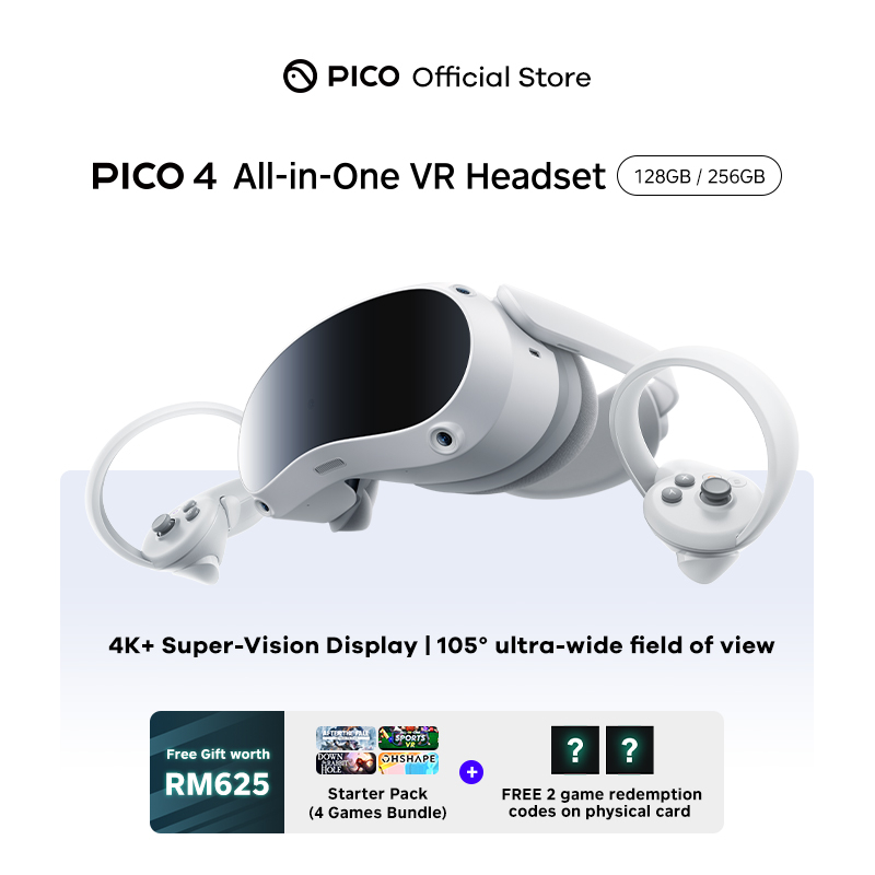 MAY PICO 4 All-in-One VR Headset 128GB/256GB + Free Shipping + Free gift +  5 Free Games in Total