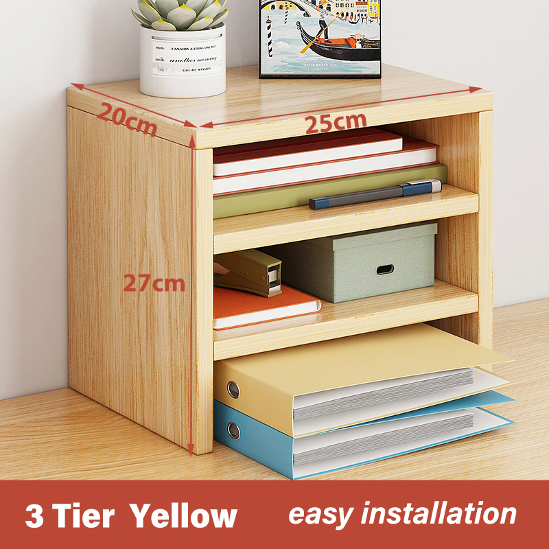 DO Adjustable Desktop Shelf Organizer Office Table Rack Multipurpose ...
