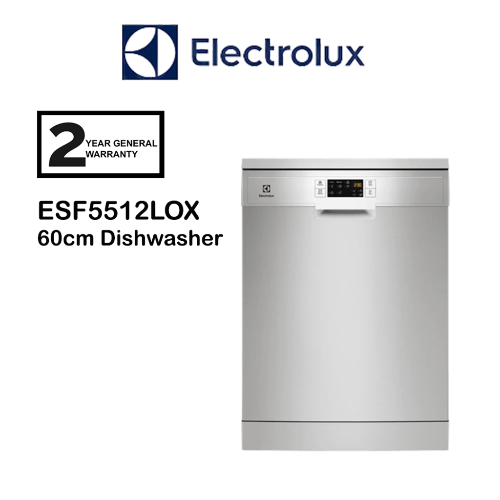 Electrolux Inverter Ultimate Care Dishwasher Silver (60cm) ESF5512LOX