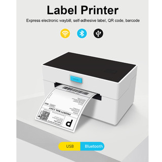 Bluetooth A6 Paper Thermal Printer Airway bill Barcode Shipping Label ...