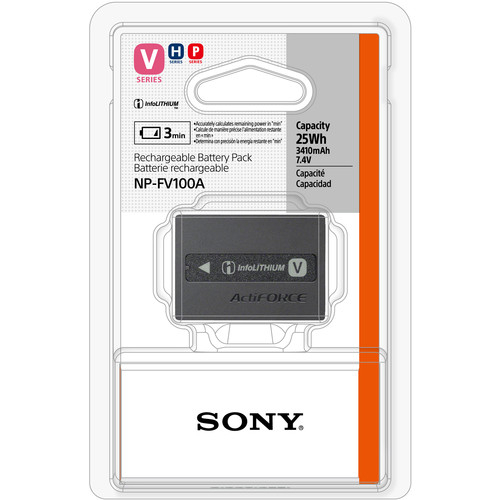 Sony NPFV100A / FV100A VSeries Rechargeable Battery Pack ( 3410mAh, 6
