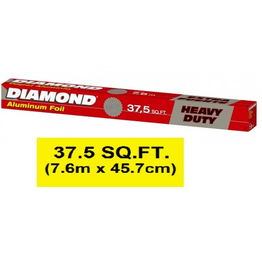 Diamond Aluminium Foil Heavy Duty 37.5sqf ft ORIGINAL | Shopee Malaysia