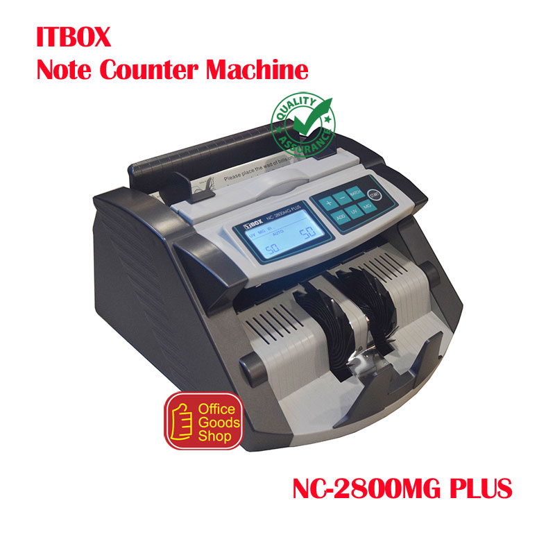 iTBOX Note Counter Machine NC-2800MG Plus | UV & MG Counterfeith ...