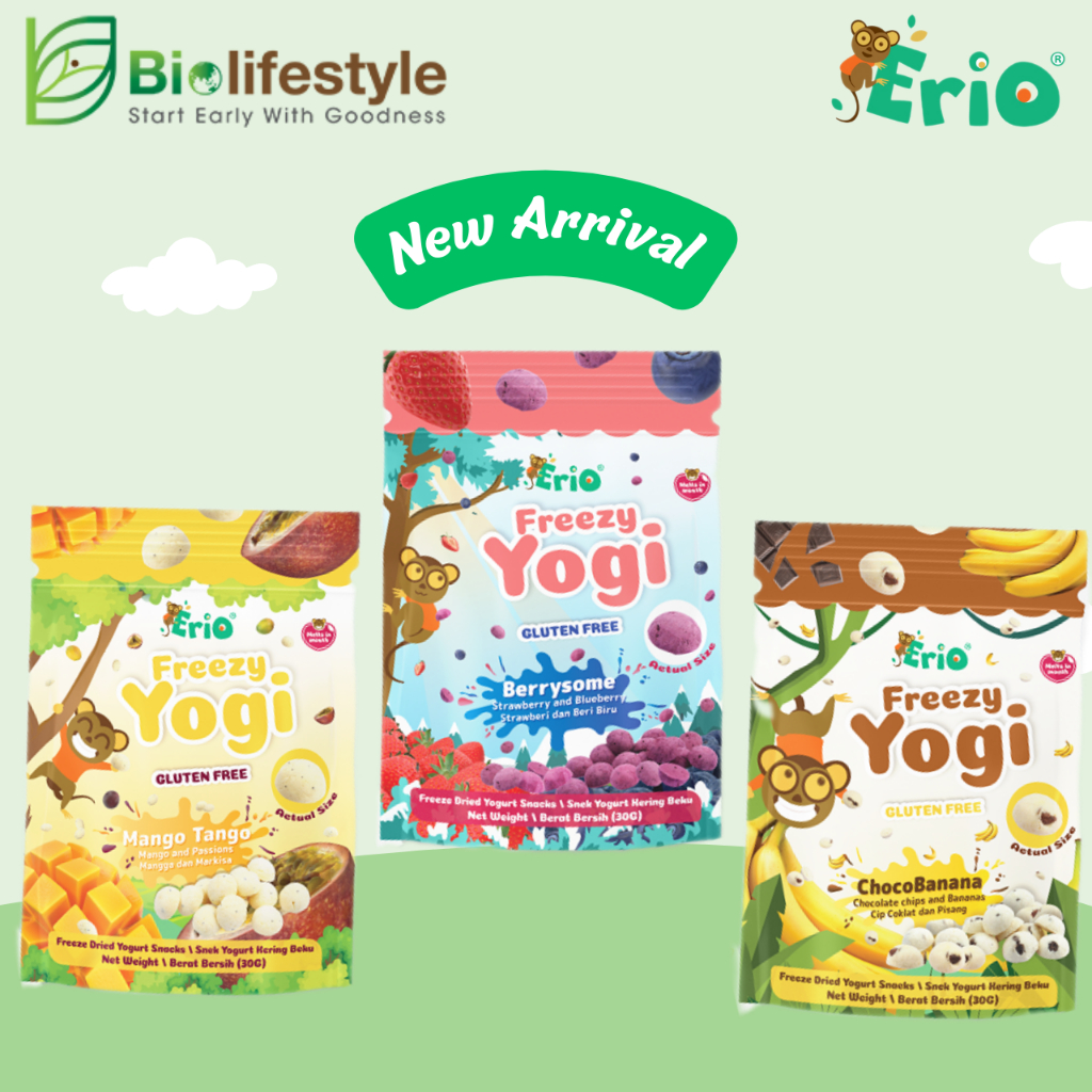 Erio Freezy Yogi Freeze Dried Yogurt Snacks (30g) | Shopee Malaysia