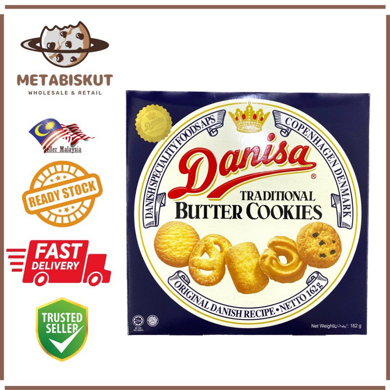 DANISA TRADITIONAL BUTTER COOKIES (162G) (BOX PACKING) Shopee Malaysia