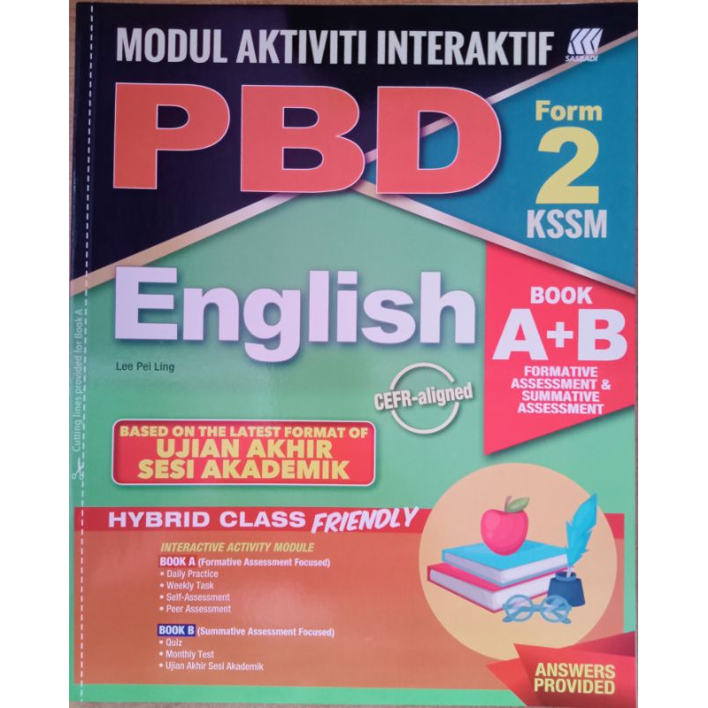 Modul Aktiviti Interaktif Pbd English Form Book A Book B Shopee Malaysia