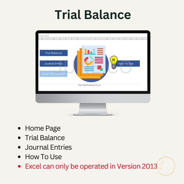 Trial Balance Account Accounting Perakaunan Akaun Imbangan Duga 会计试算表 ...