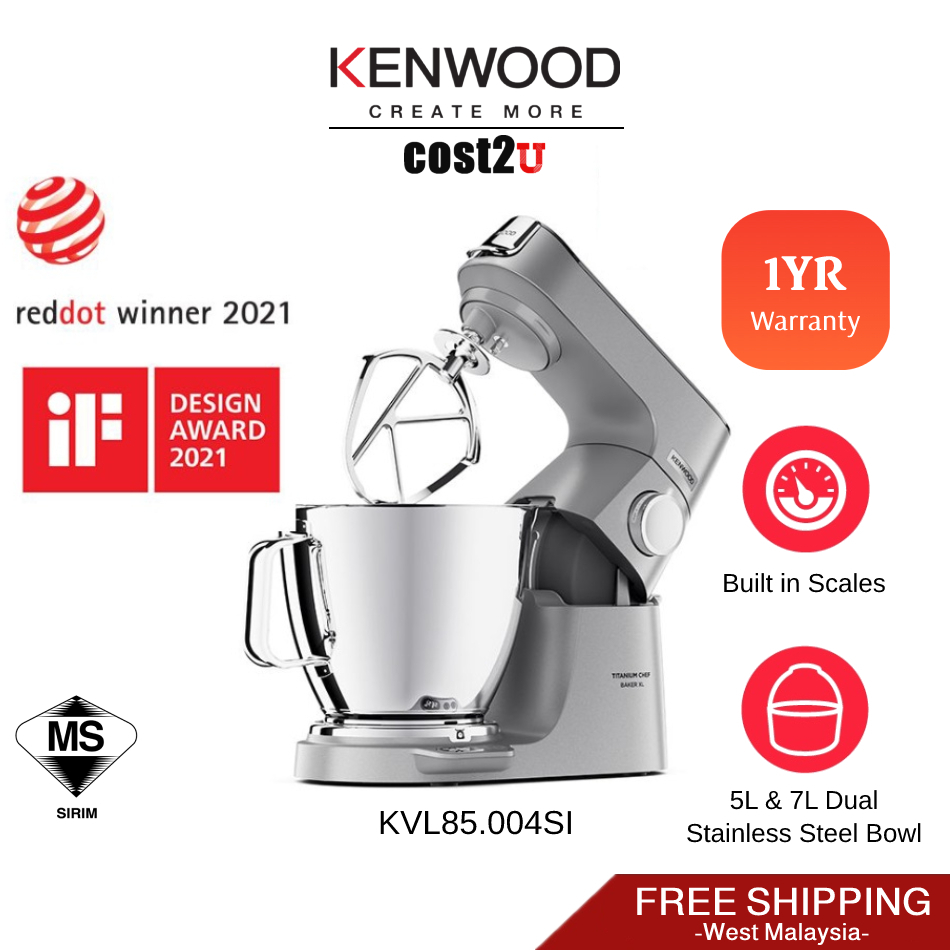 [Free Shipping] Kenwood Titanium Chef Baker XL 7L & 5L Stand Mixer