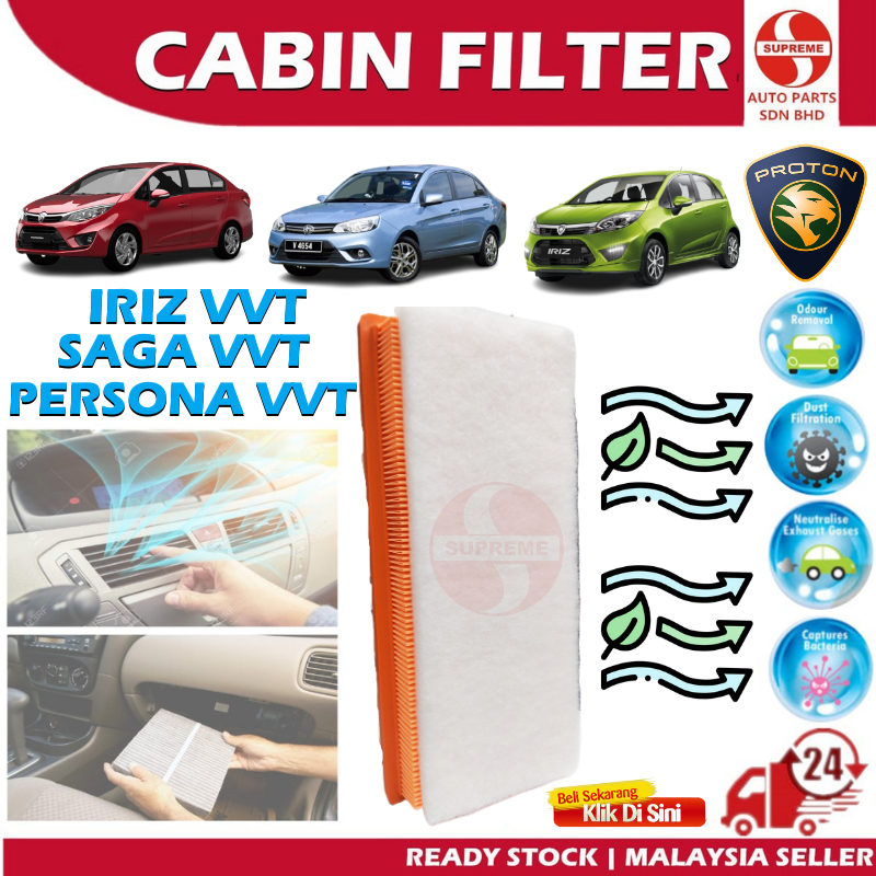 S2U Cabin Air Cond Filter Proton Iriz VVT Saga vvt Persona VVT Penapis