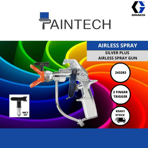 [100GENUINE] GRACO Silver Plus Airless Spray Gun 243283 (Airless Gun