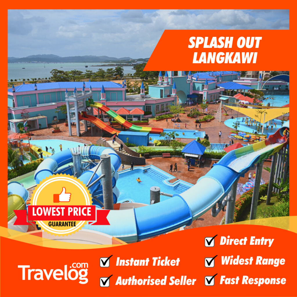 Promo Splash Out Langkawi Water Theme Park Entrance Ticket Taman