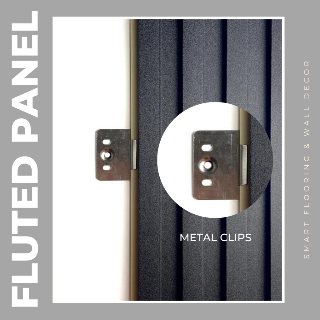 Metal Clips for PVC Fluted Panel Wall Panel Shopee Malaysia