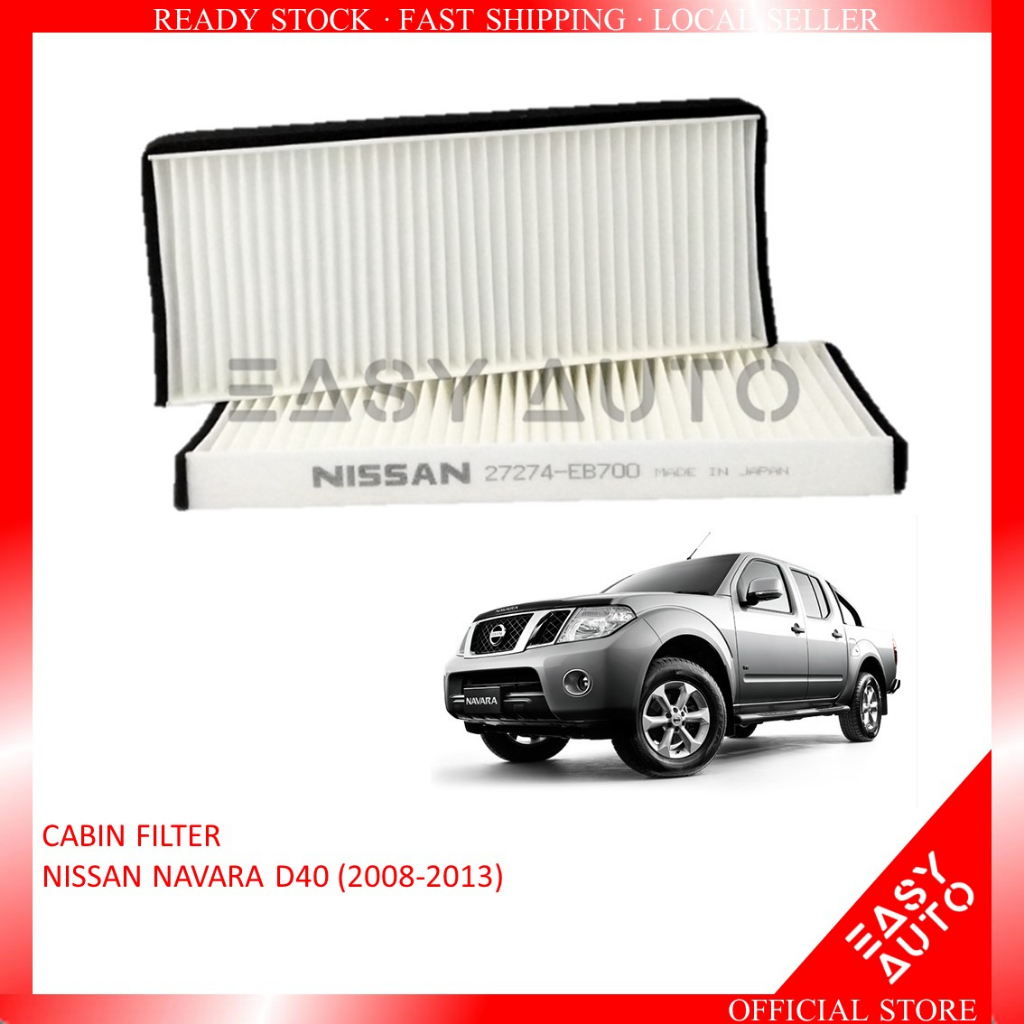 [AIR COND FILTER CABIN FILTER] NISSAN NAVARA27274EB700 NISSAN NAVARA D40 (20082013) Shopee