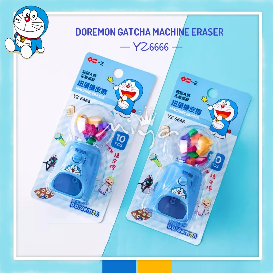 DORAEMON GATCHA MACHINE ERASER / DOREMON ERASER | Shopee Malaysia