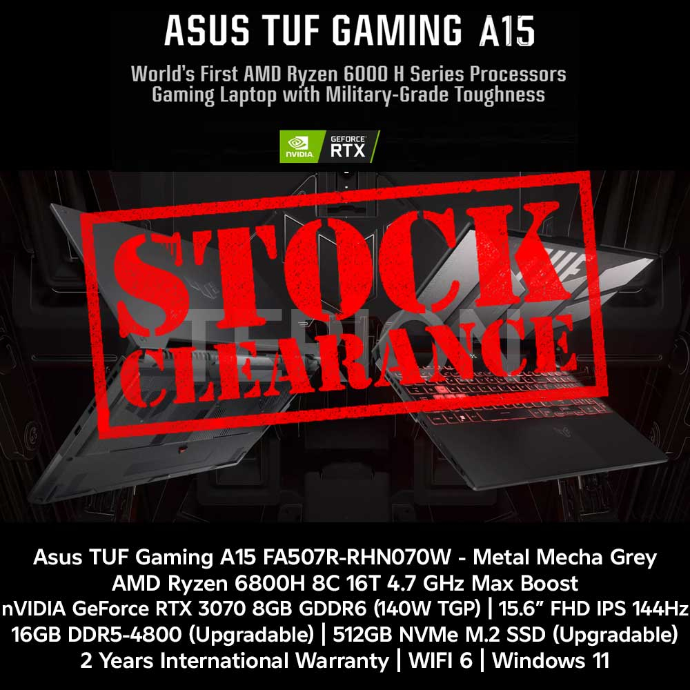 asus tuf gaming a15 ryzen 7 6800h rtx 3050