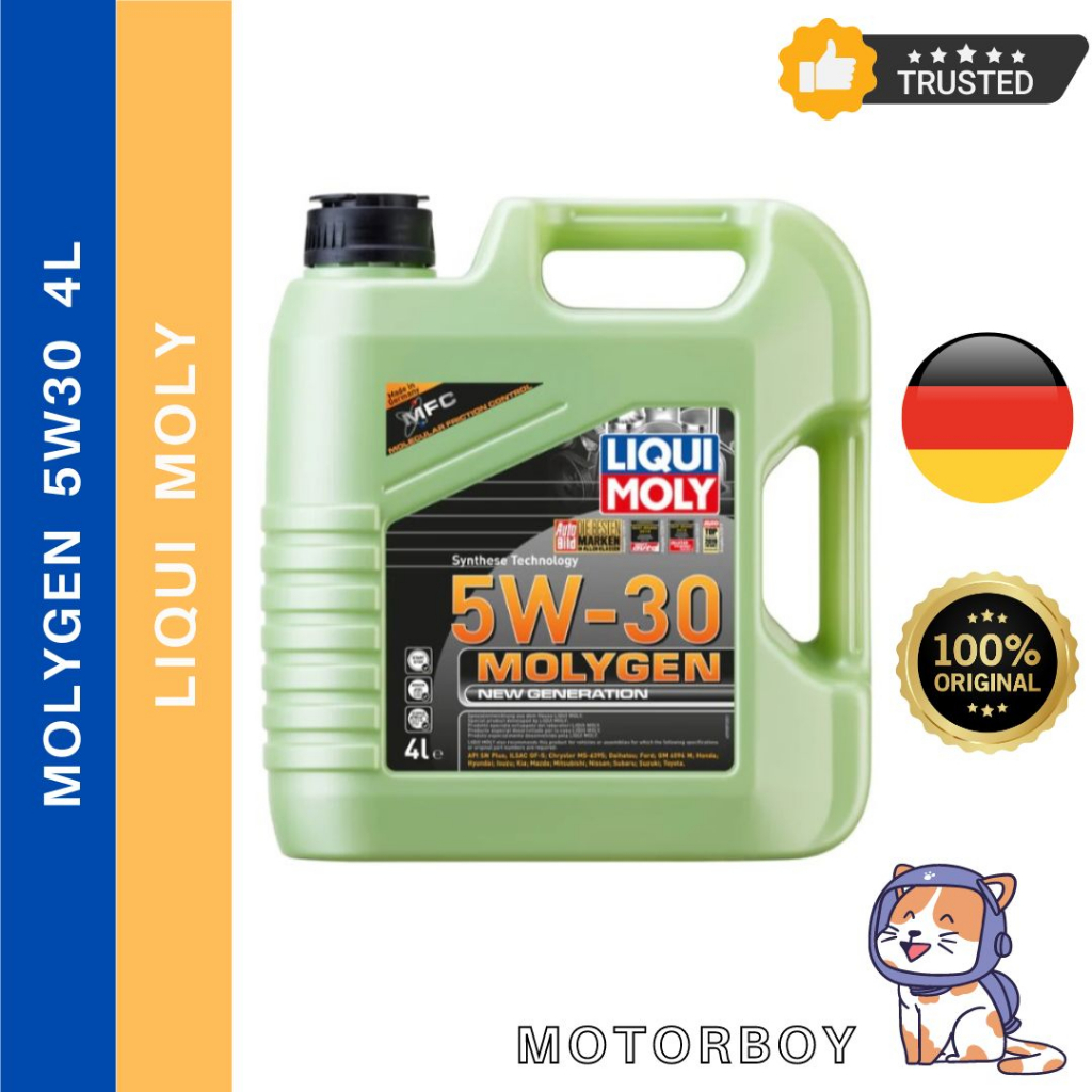 LIQUI MOLY MOLYGEN NEW GENERATION 5W30 ENGINE OIL 9089 GERMANY 4L ...