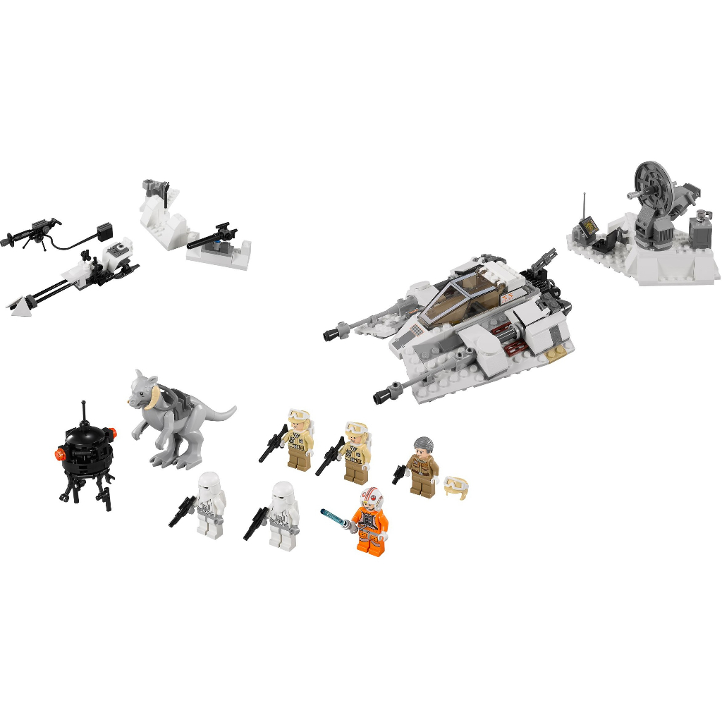 Lego Star Wars 75014: Battle of Hoth (Complete Built Set) with Luke ...