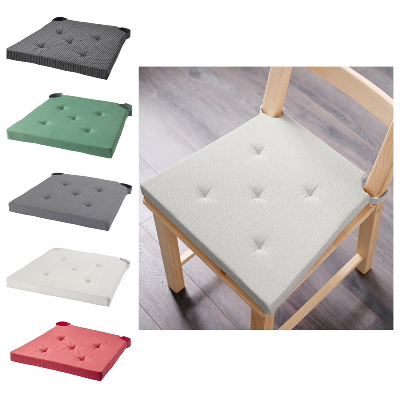 IKEA JUSTINA Chair Pad/Pelapik Kerusi/Cushion/kusyen, 35/42x40x4 cm