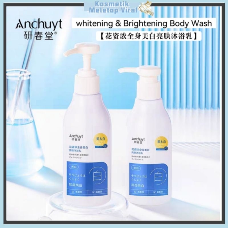 Anchuyt Whitening & Brightening Body Wash 200ML 妍春堂花资浓全身美白亮肤沐浴乳 ...