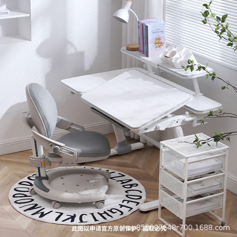 Kids' Study Desk Pupil Home Use Desk Lifting Height Adjustable Study