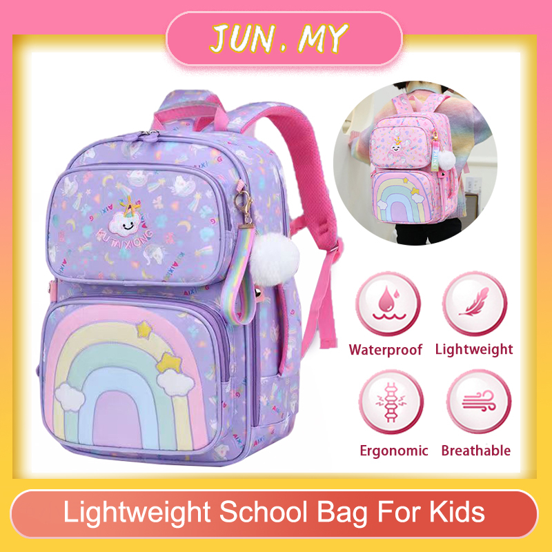 40cm Multi-layer Beg Sekolah Budak Perempuan Kids School Backpack For ...