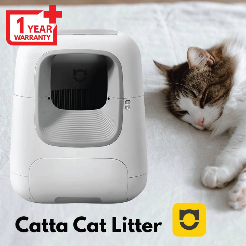 Catta Cat Litter Box Automatic Large Tandas Kucing Automatik Besar Cat