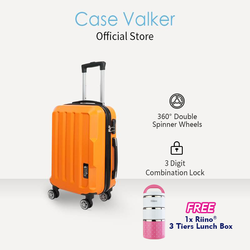 Case Valker Fashion Luggage Bundle (20") [Free Riino 2Tier