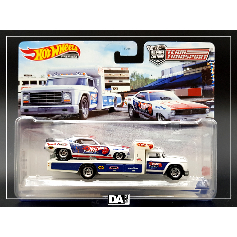 HOT WHEELS Team Transport-1972 Plymouth Cuda FC with Retro Rig | Shopee ...