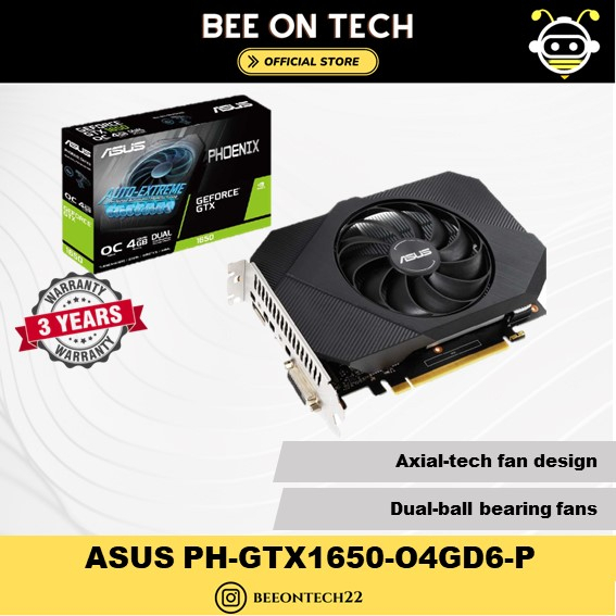 Asus phoenix nvidia discount geforce gtx 1650