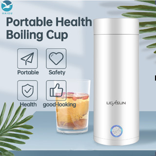 Small Portable Electric Kettle, 0.6L Mini Stainless Steel Travel Kettle,  Portable Mini Hot Water Boiler Heater, Quiet Fast Boil & Cool Touch with