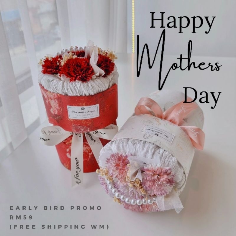 Mother Day Flower Bouquet Gift Carnation 2023 母亲节花束 Shopee Malaysia
