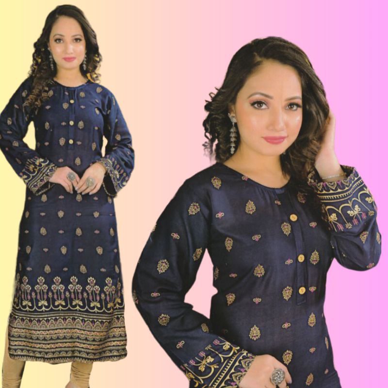 [Size M -5XL] LJ754 Straight Kurtis Women Indian Tops / Baju Bollywood ...